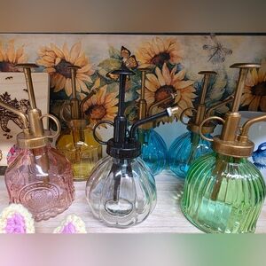 Colorful Glass Plant Misters